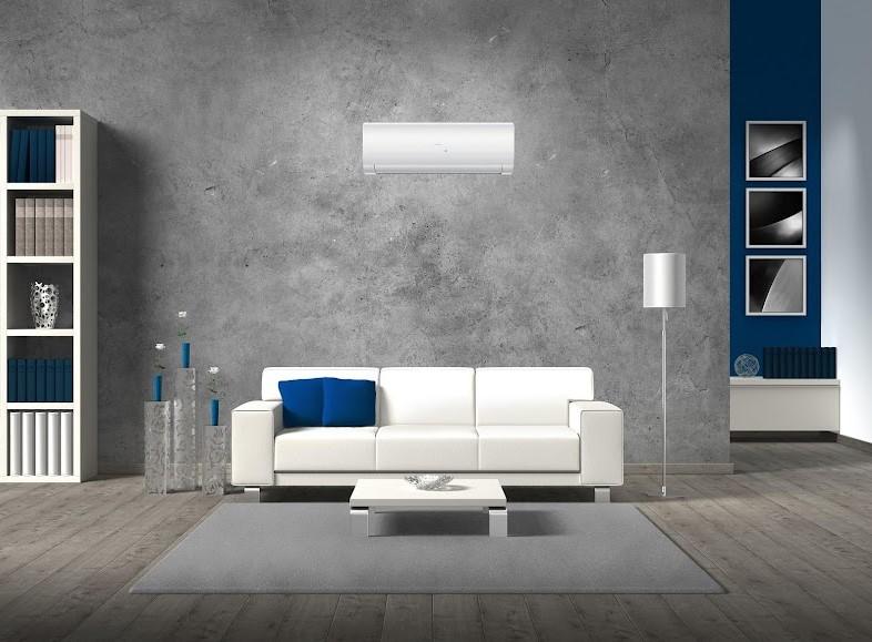 Beton Görünümlü Duvar Dekorasyonu