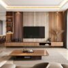 Design99 Modern Ahşap Çıtalı ve Mermer Detaylı TV Ünitesi Design99 Modern Ahşap Çıtalı ve Mermer Detaylı TV Ünitesi