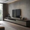 Design99 Modern Beton Dokulu TV Ünitesi Tasarımı Design99 Modern Beton Dokulu TV Ünitesi Tasarımı