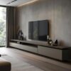Design99 Modern Mermer Panel TV Ünitesi Tasarımı