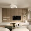 Mae Design Modern Ahşap Panel TV Ünitesi Tasarımı