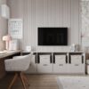 Moya Detskaya Modern Çizgisel Panel TV Ünitesi Tasarımı Moya Detskaya Modern Çizgisel Panel TV Ünitesi Tasarımı