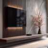 Design99 Dikey Ahşap Çıtalı Modern TV Ünitesi Design99 Dikey Ahşap Çıtalı Modern TV Ünitesi