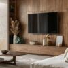 Design99 Modern Ceviz Panel TV Ünitesi