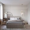 Minimalist Yatak Odası Duvar Paneli Dikey Çıta Uygulaması – design99 Minimalist Yatak Odası Duvar Paneli Dikey Çıta Uygulaması – design99