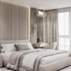 Modern Çizgisel Yatak Odası Duvar Paneli – d_designinterior_