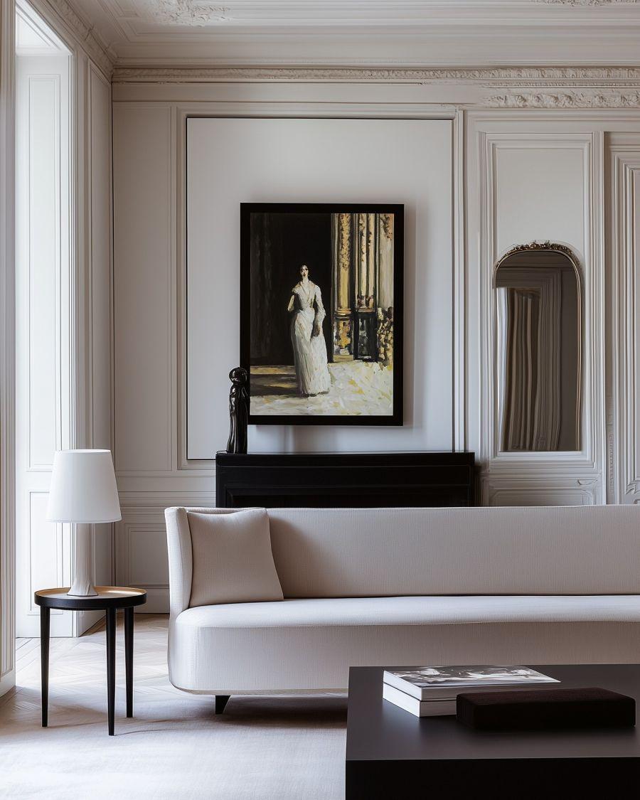 Modern Çizgilerle Klasik Salon Duvar Çıtası – samuelmadeleine Modern Çizgilerle Klasik Salon Duvar Çıtası – samuelmadeleine