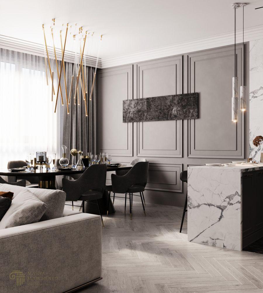 Modern Gri Tonlu Salon Duvar Çıta Modeli – mashamarchenko_studio Modern Gri Tonlu Salon Duvar Çıta Modeli – mashamarchenko_studio