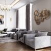 Modern Gri Tonlu Salon Duvar Çıta Uygulaması – village_design Modern Gri Tonlu Salon Duvar Çıta Uygulaması – village_design