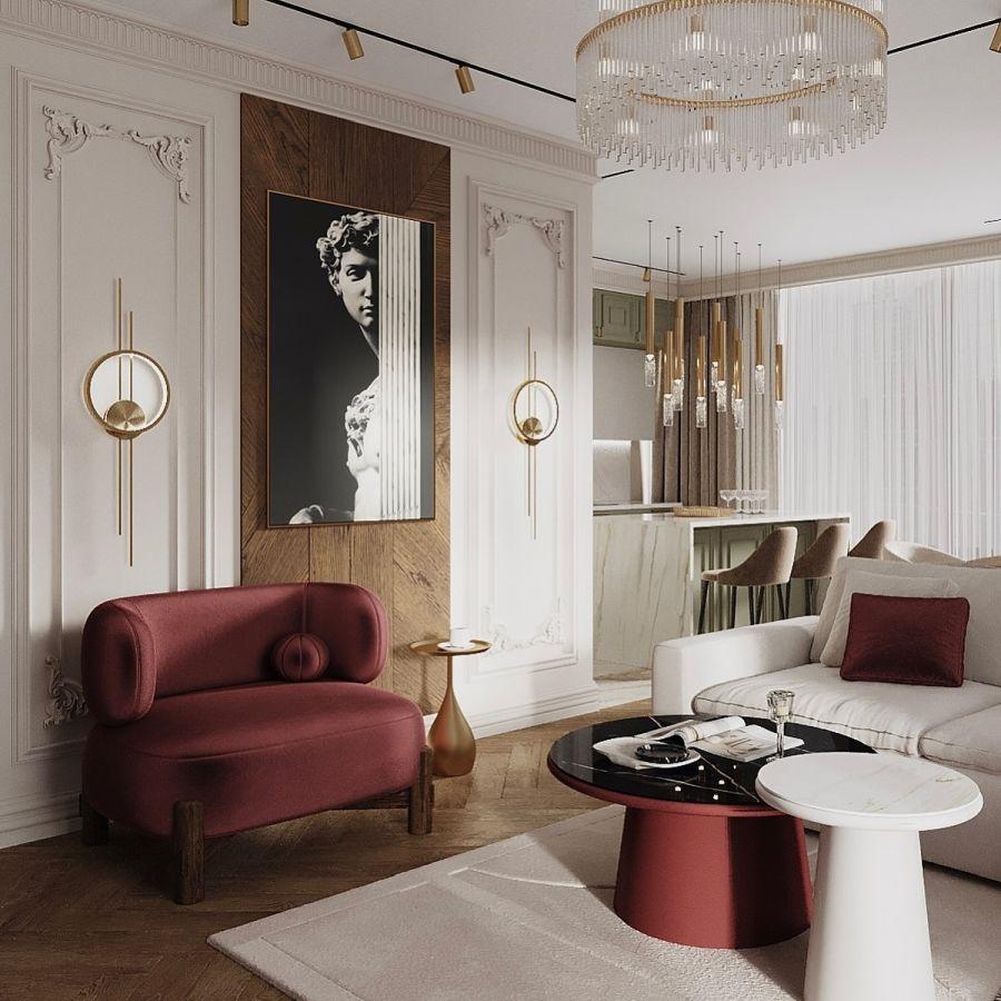 Modern Klasik Salon Duvar Çıta Uygulaması – daniel_studio Modern Klasik Salon Duvar Çıta Uygulaması – daniel_studio
