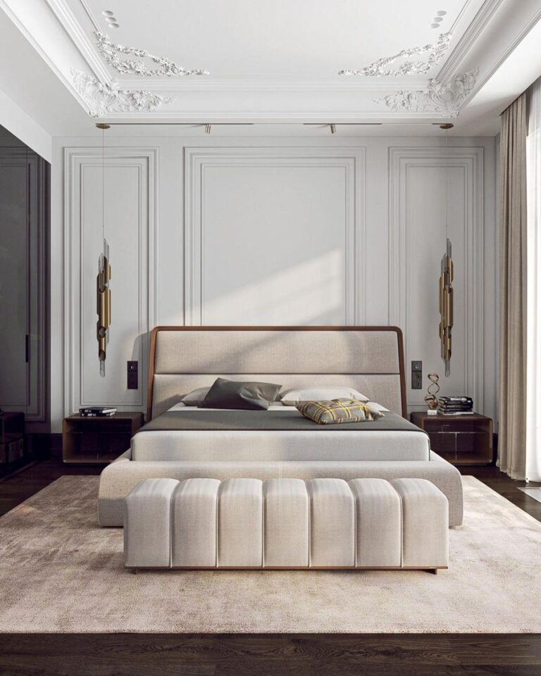 Modern Klasik Yatak Odası Duvar Çıtası - lacasa_design_studio - Mimarzade