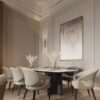 Modern Minimalist Salon Duvar Çıta Uygulaması – lacasa_design_studio