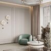 Modern Minimalist Salon Duvar Çıta Uygulaması – village_design