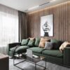 Modern Salon Duvar Çıta Uygulaması ile Derinlik Hissi – village_design Modern Salon Duvar Çıta Uygulaması ile Derinlik Hissi – village_design
