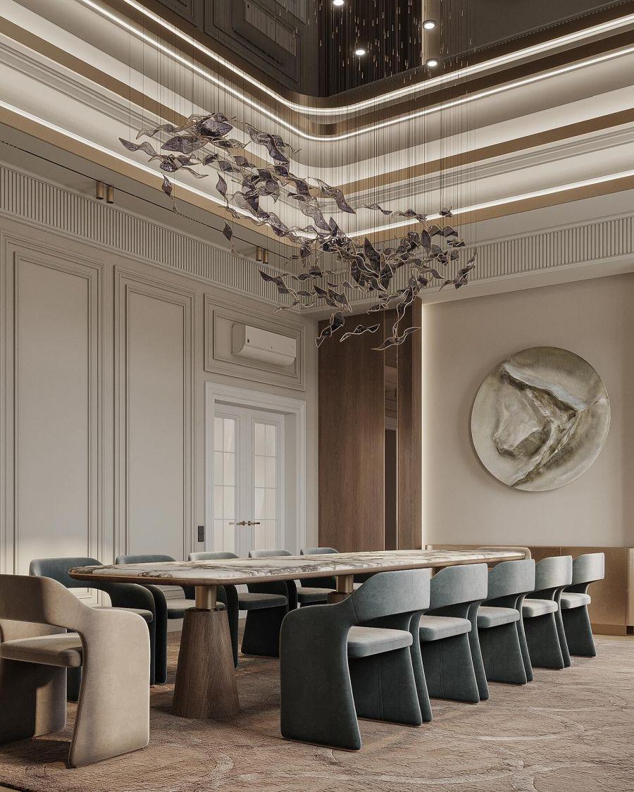 Neoklasik Salon Duvar Çıta Uygulaması – lacasa_design_studio Neoklasik Salon Duvar Çıta Uygulaması – lacasa_design_studio