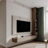 ssorina.design Geometrik Panel Detaylı Modern TV Ünitesi