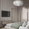 ssorina.design İnce Çıtalı Modern Yatak Odası TV Ünitesi