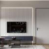 STUDIO21 Modern Dikey Çıtalı TV Ünitesi Tasarımı STUDIO21 Modern Dikey Çıtalı TV Ünitesi Tasarımı