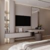 Vesta Design Modern Silindirik Niş Detaylı TV Ünitesi