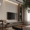 viktoria.shvetcova Modern Ahşap Detaylı Minimalist TV Ünitesi