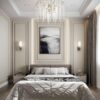 Zarif Çerçeveli Yatak Başı Duvar Paneli ile Modern Klasik Yatak Odası – sofya_design_studio