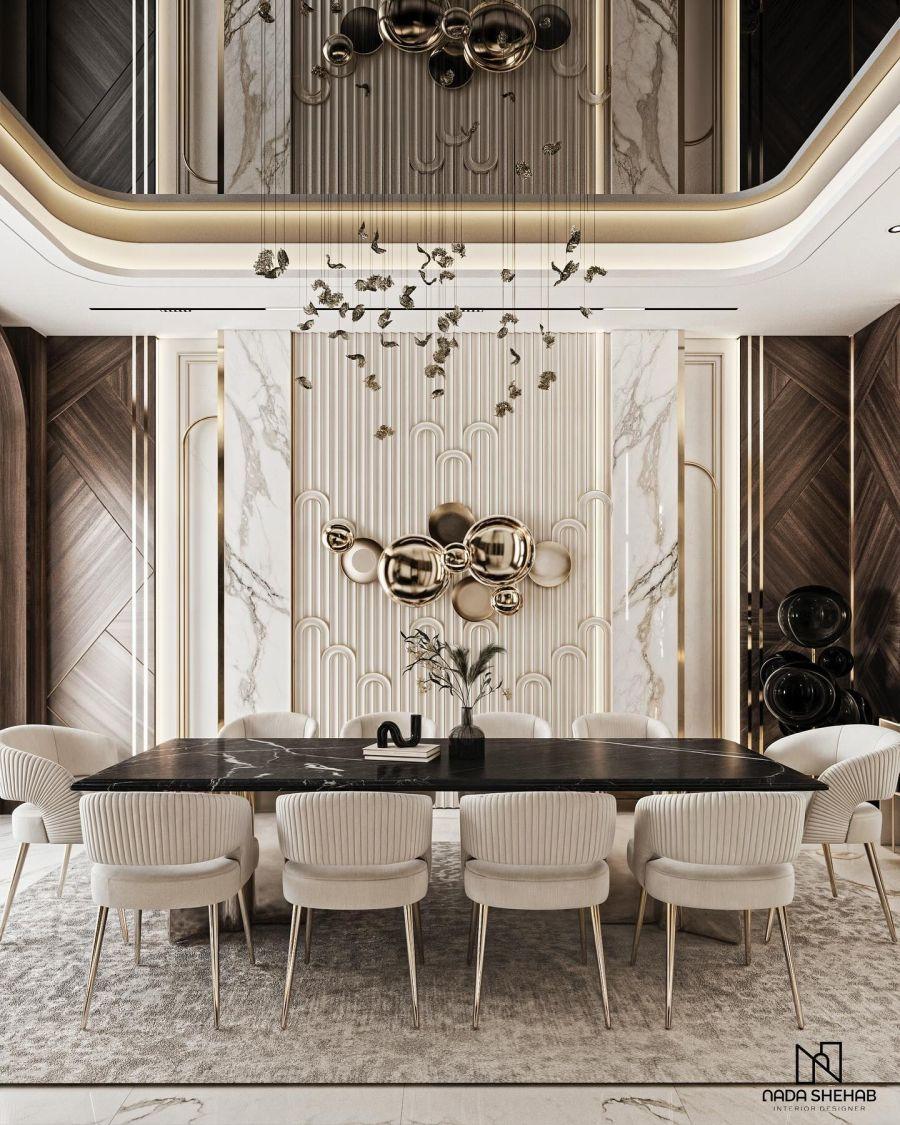 Altın Dokunuşlu Mermer Lüks Duvar Dekorasyonu interiordesign.nadashehab Altın Dokunuşlu Mermer Lüks Duvar Dekorasyonu interiordesign.nadashehab