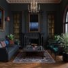 Antrasit Tonlar ve Klasik Desenler Lüks Duvar Dekorasyonu luxe_design.ru Antrasit Tonlar ve Klasik Desenler Lüks Duvar Dekorasyonu luxe_design.ru
