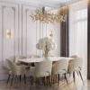 Beyaz Altın Lüks Duvar Dekorasyonu artis.interiors