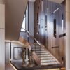 Geometrik Aydınlatmalı Lüks Duvar Dekorasyonu echo__design