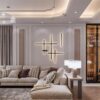 Geometrik Işıltı Lüks Duvar Dekorasyonu echo__design