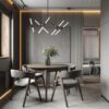 Geometrik Işıltılar Lüks Duvar Dekorasyonu interiors_dd