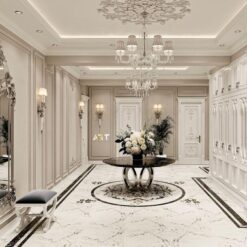 Klasik Dokunuşlu Lüks Duvar Dekorasyonu art_design_studio_baku