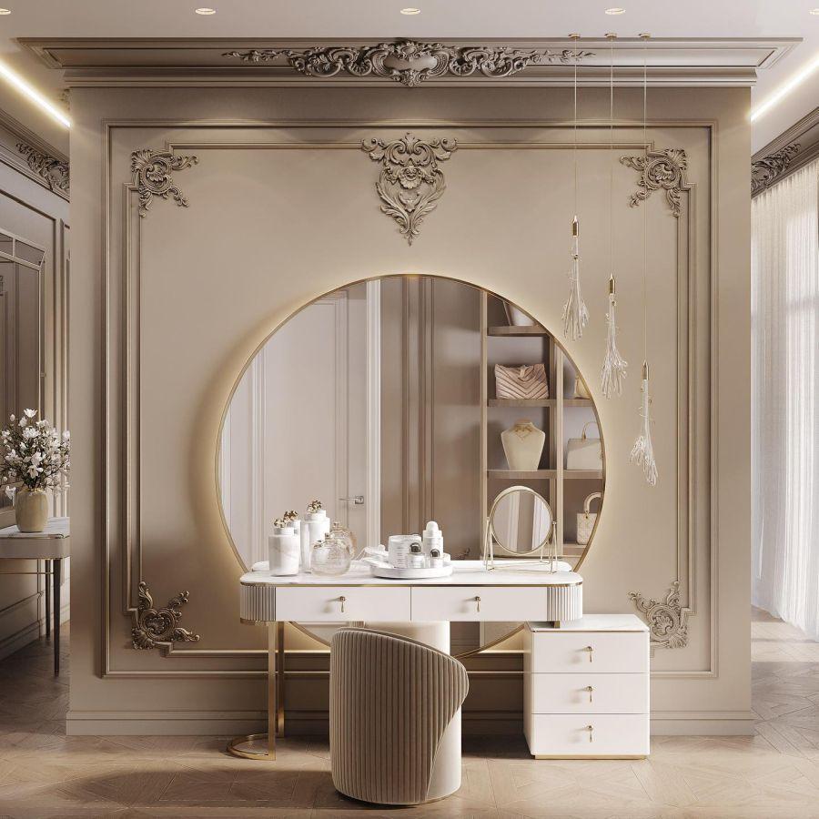 Klasik Modern Sentezi Lüks Duvar Dekorasyonu artis.interiors Klasik Modern Sentezi Lüks Duvar Dekorasyonu artis.interiors