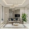 Kristal Aynalı Lüks Duvar Dekorasyonu art_design_studio_baku Kristal Aynalı Lüks Duvar Dekorasyonu art_design_studio_baku