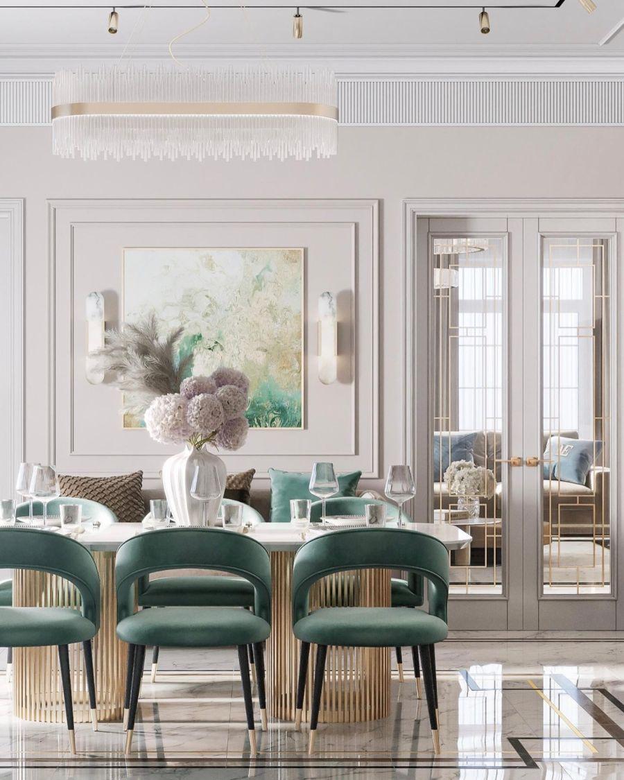 Kristal Saçaklı Lüks Duvar Dekorasyonu artis.interiors Kristal Saçaklı Lüks Duvar Dekorasyonu artis.interiors