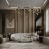 Kristal Yağmur Lüks Duvar Dekorasyonu mostafa.samy.designs