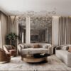 Metalik Çiçek Dallı Lüks Duvar Dekorasyonu mai_saad_designs