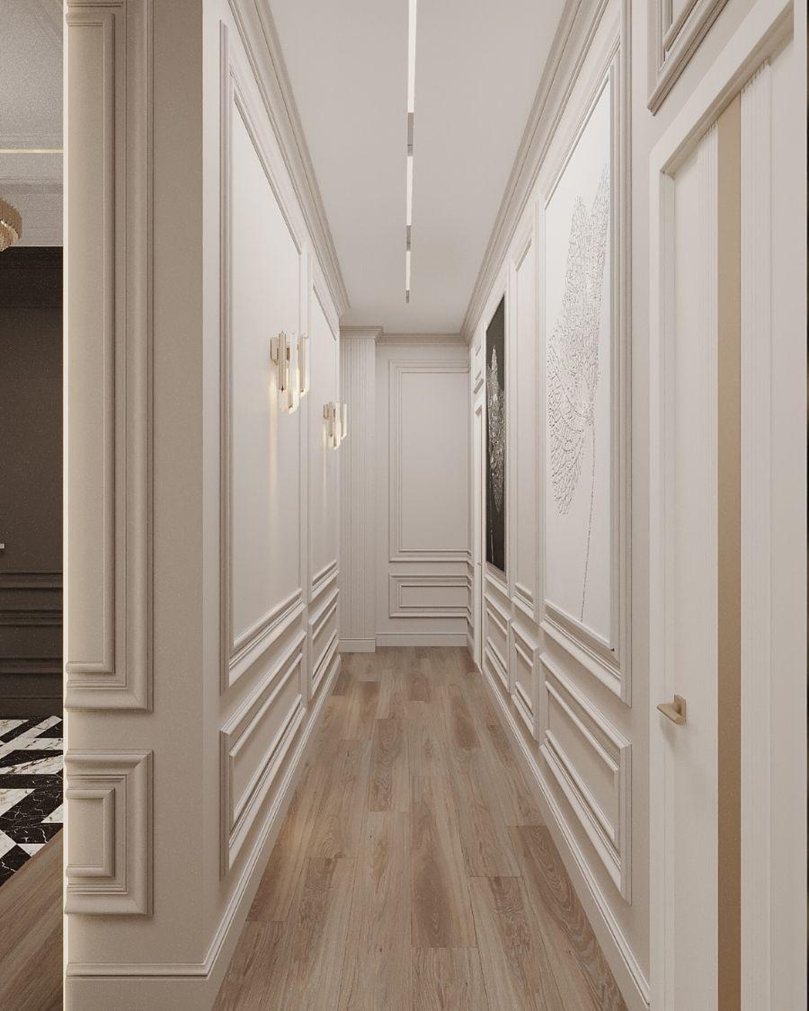 Modern Klasik Koridor Çıta Uygulaması – mashamarchenko_studio Modern Klasik Koridor Çıta Uygulaması – mashamarchenko_studio
