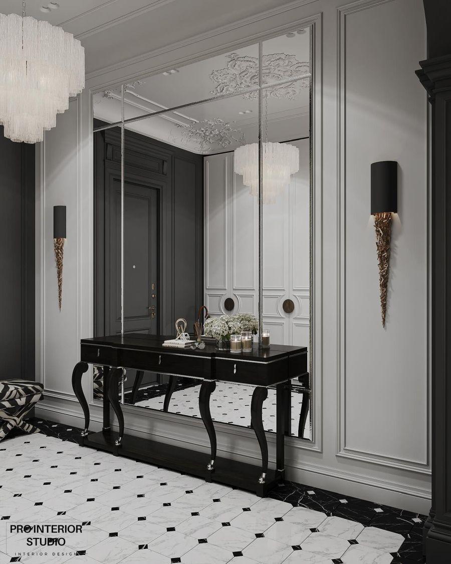 Modern Klasik Koridor Çıta Uygulaması – prointeriorstudio Modern Klasik Koridor Çıta Uygulaması – prointeriorstudio