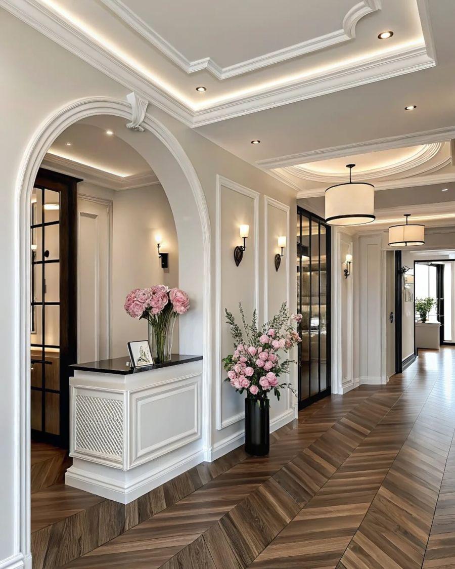 Modern Klasik Koridor Çıta Uygulaması – design99 Modern Klasik Koridor Çıta Uygulaması – design99
