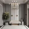 Modern Koridor Çıta Uygulaması ile Lüks Antre Tasarımı – flavor_design Modern Koridor Çıta Uygulaması ile Lüks Antre Tasarımı – flavor_design