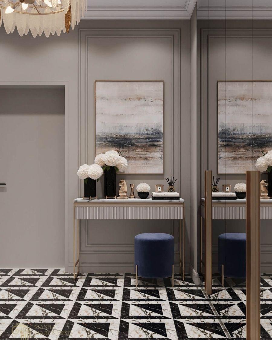 Modern Koridor Çıta Uygulaması ile Zarif Geçiş Alanı – mashamarchenko_studio Modern Koridor Çıta Uygulaması ile Zarif Geçiş Alanı – mashamarchenko_studio