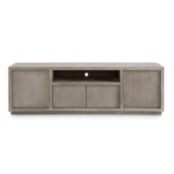 Açık Raflı Masif Ahşap TV Ünitesi 213x46x66 cm – 78307