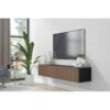 Antrasit Renk Duvar Montajlı TV Ünitesi 135x30x25 cm Antrasit Renk Duvar Montajlı TV Ünitesi 135x30x25 cm