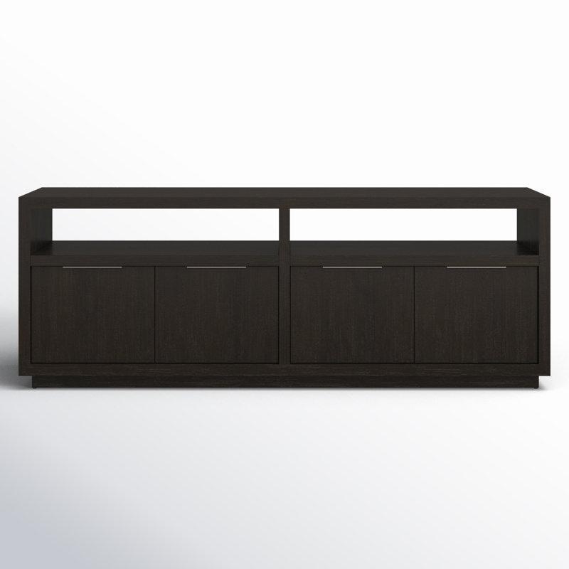 Antrasit Renkli Solid Ahşap TV Ünitesi 188x46x69 cm Antrasit Renkli Solid Ahşap TV Ünitesi 188x46x69 cm