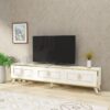 Beyaz Altın Detaylı TV Ünitesi 180x45x29 cm – 79366
