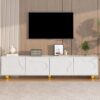 Bulut Desenli Beyaz TV Ünitesi 180 cm – Tasarım 18