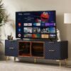 Geometrik Desenli Koyu Mavi Televizyon Ünitesi 152 cm – 79294 Geometrik Desenli Koyu Mavi Televizyon Ünitesi 152 cm – 79294