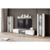 Modern Beyaz Parlak ve Mat TV Ünitesi Takımı Modern Beyaz Parlak ve Mat TV Ünitesi Takımı