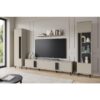 Modern Gri Mat Kaplamalı 180 cm TV Ünitesi Seti Modern Gri Mat Kaplamalı 180 cm TV Ünitesi Seti